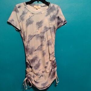 Blue Tie-Dye Women's Top